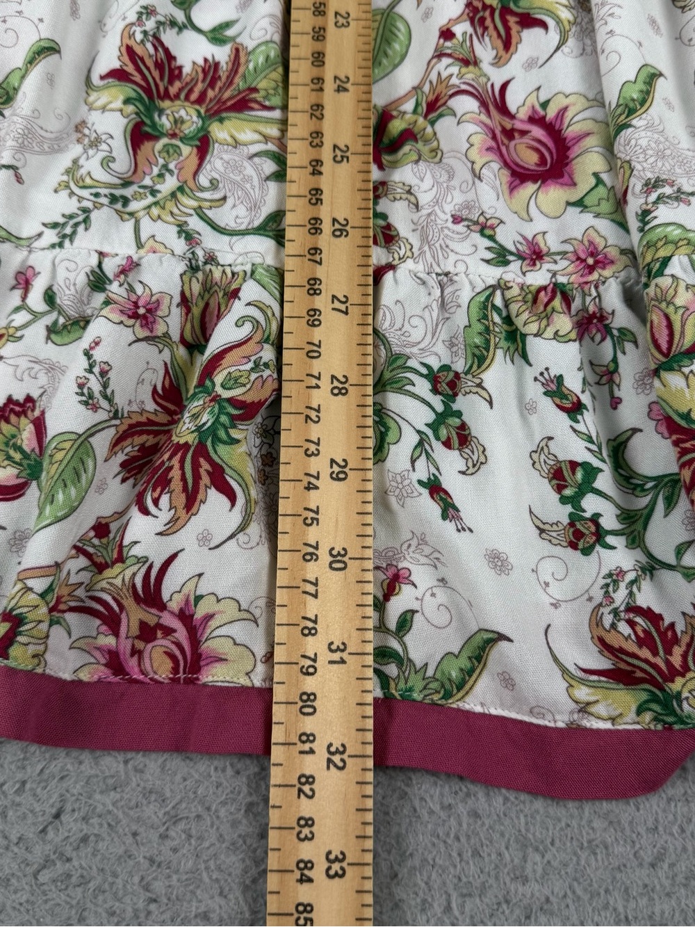 Soft Surroundings Kara Dress Womens Medium White Floral Tiered Maxi Boho Preppy - Picture 11 of 11